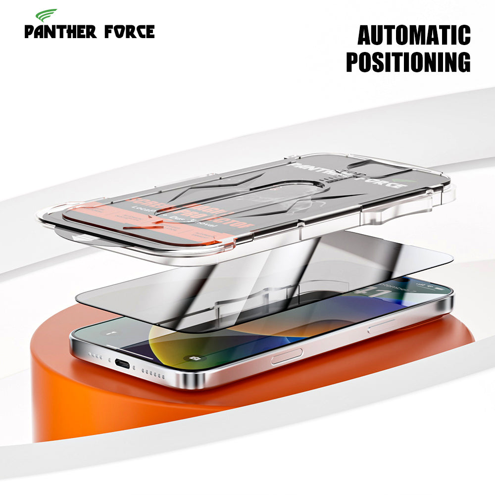 PANTHER FORCE 8K MAGIC GLASS BOX SCREEN PROTECTOR WITH PRIVACY & ALIGNMENT MOUNTING COVER FOR iPHONE 16 PANTHER FORCE 8K MAGIC GLASS BOX SCREEN PROTECTOR WITH PRIVACY & ALIGNMENT MOUNTING COVER FOR iPHONE 16